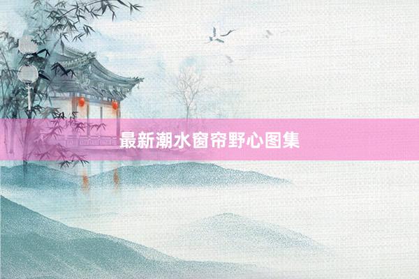 最新潮水窗帘野心图集